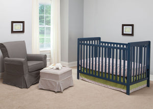 Delta Children Navy (404) Waves 3-in-1-Crib, Room View f1f 44-Waves 3-in-1-Crib