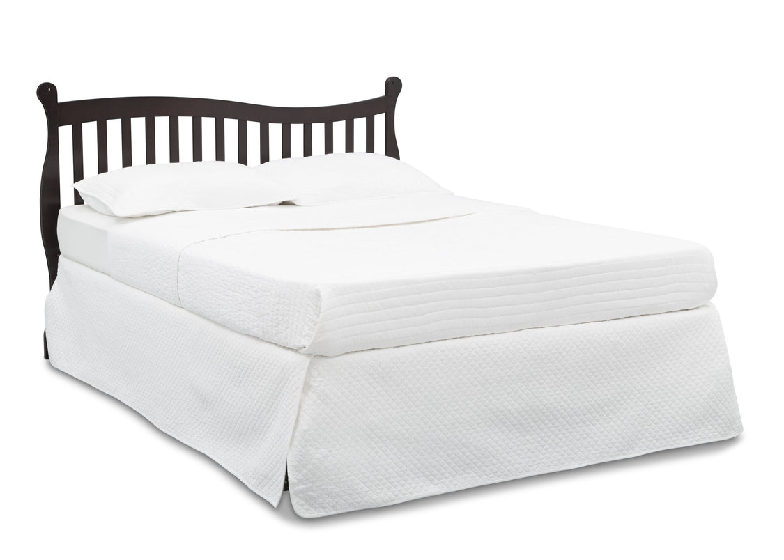 Delta Children Dark Chocolate (207) Brookside 4-in-1 Crib, Full-Size Conversion b6b