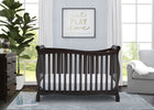 Dark Chocolate (207) 1-Brookside 4-in-1 Convertible Crib