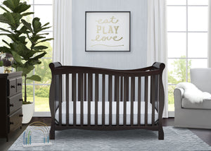 Dark Chocolate (207) 1-Brookside 4-in-1 Convertible Crib