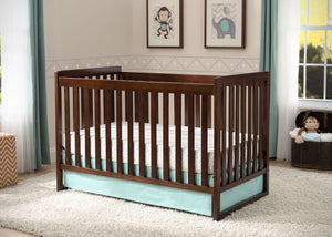Delta Children Chocolate (204) Urban Classic 3-in-1 Crib, Detailed View b2b 9-Urban Classic 3-in-1 Crib