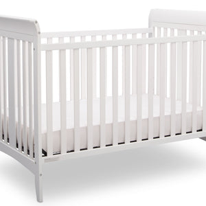 Delta Children White (100) Parkside 3-in-1-Crib, Crib Conversion a3a 10-Parkside 3-in-1-Crib