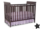 Delta Children Dark Chocolate (207) Parkside 3-in-1-Crib, With Seal b5b 13-Parkside 3-in-1-Crib