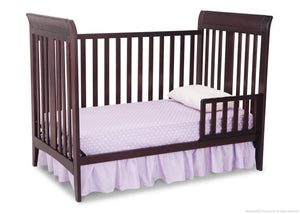 Delta Children Dark Chocolate (207) Parkside 3-in-1-Crib, Toddler Bed Conversion b3b 9-Parkside 3-in-1-Crib