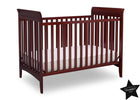 Delta Children Cabernet (648) Parkside 3-in-1-Crib, With Seal c5c 14-Parkside 3-in-1-Crib