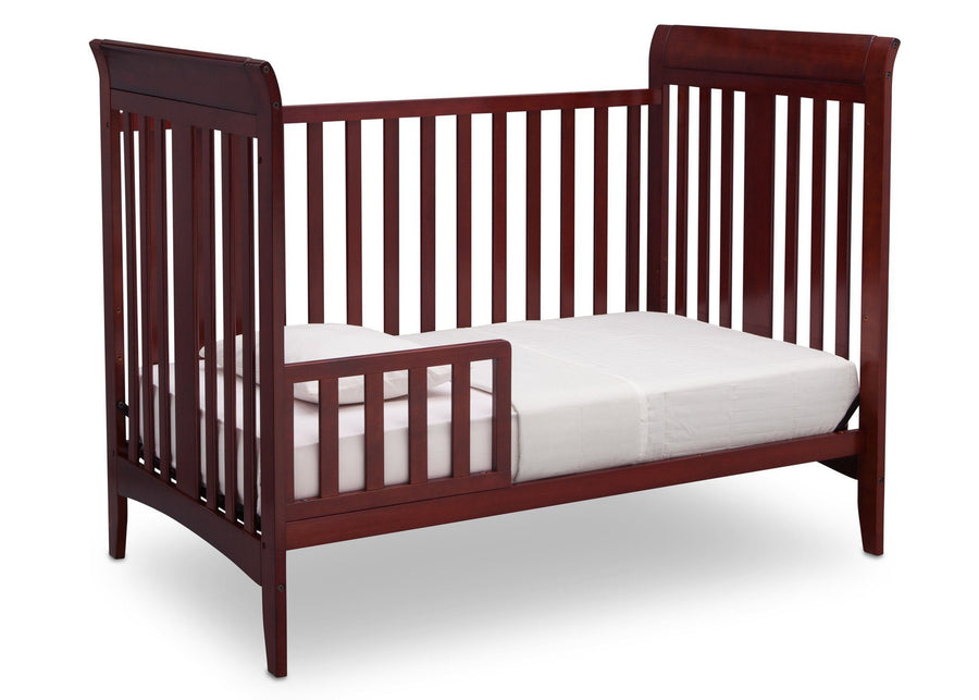Delta Children Cabernet (648) Parkside 3-in-1-Crib, Toddler Bed Conversion c3c 10-Parkside 3-in-1-Crib
