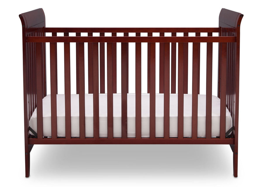 Delta Children Cabernet (648) Parkside 3-in-1-Crib, Crib Conversion c1c 12-Parkside 3-in-1-Crib