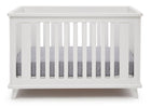 DCB: White (100)  2-Ava 3-in-1 Convertible Crib