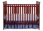 Delta Children Black Cherry Espresso (607) Bayside 3-in-1 Crib a1a 2-Bayside 3-in-1 Crib