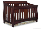 Delta Children Black Cherry Espresso (607) Oberon 4-in-1 Crib, Crib Conversion a2a 1-Oberon 4-in-1 Crib