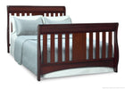 Delta Children Black Cherry Espresso (607) Oberon 4-in-1 Crib, Full-Size Conversion a5a 5-Oberon 4-in-1 Crib