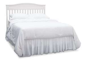 Delta Children White (100) Larkin 4-in-1 Crib, Full-Size Conversion a7a 9-Larkin 4-in-1 Crib