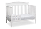 Delta Children White (100) Larkin 4-in-1 Crib, Toddler Bed Conversion a5a 4-Larkin 4-in-1 Crib