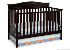 Delta Children Dark Chocolate (207) Larkin 4-in-1 Crib, Crib Conversion b2b 29-Larkin 4-in-1 Crib