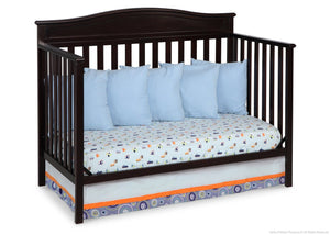 Delta Children Dark Chocolate (207) Larkin 4-in-1 Crib, Day Bed Conversion b4b 12-Larkin 4-in-1 Crib