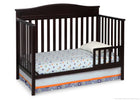 Delta Children Dark Chocolate (207) Larkin 4-in-1 Crib, Toddler Bed Conversion b3b 8-Larkin 4-in-1 Crib
