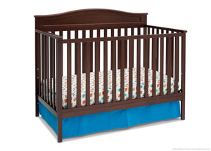 Delta Children Black Cherry Espresso (607) Larkin 4-in-1 Crib, Crib Conversion d2d 34-Larkin 4-in-1 Crib