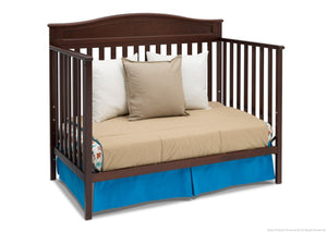 Delta Children Black Cherry Espresso (607) Larkin 4-in-1 Crib, Day Bed Conversion d4d 16-Larkin 4-in-1 Crib