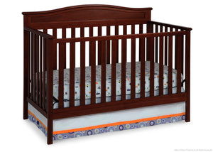 Delta Children Merlot (615) Larkin 4-in-1 Crib, Crib Conversion c2c 39-Larkin 4-in-1 Crib