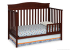Delta Children Merlot (615) Larkin 4-in-1 Crib, Toddler Bed Conversion c3c 12-Larkin 4-in-1 Crib