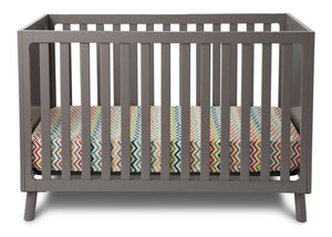 Delta Children Classic Grey (028) Manhattan 3-in-1 Crib, Crib Conversion a2a 4-Manhattan 3-in-1 Crib
