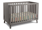 Delta Children Classic Grey (028) Manhattan 3-in-1 Crib, Crib Conversion 2-Manhattan 3-in-1 Crib