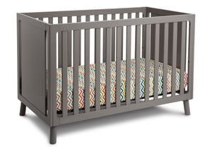 Delta Children Classic Grey (028) Manhattan 3-in-1 Crib, Crib Conversion 3-Manhattan 3-in-1 Crib