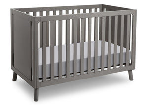 Delta Children Classic Grey (028) Manhattan 3-in-1 Crib, Crib Conversion a3a 0-Manhattan 3-in-1 Crib