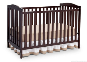 Delta Children Dark Chocolate (207) Capri 3-in-1-Crib (6922), Crib, d2d 3-Capri 3-in-1-Crib