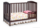 Delta Children Dark Chocolate (207) Capri 3-in-1-Crib (6922), Toddler Bed, d5d 7-Capri 3-in-1-Crib