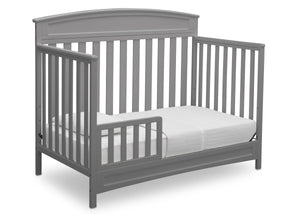 Grey (026) 5-Sutton 4-in-1 Convertible Crib