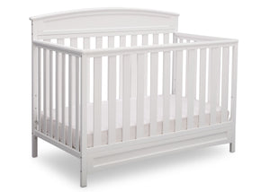 White (100) 9-Sutton 4-in-1 Convertible Crib