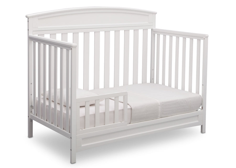 White (100) 15-Sutton 4-in-1 Convertible Crib