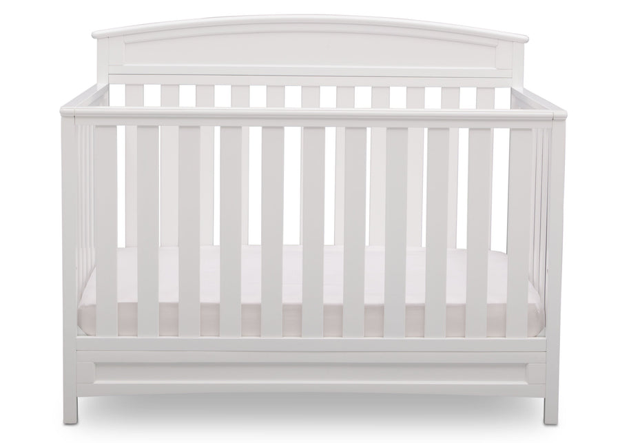 White (100) 18-Sutton 4-in-1 Convertible Crib
