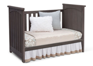 Serta Rustic Grey (084) Northbrook 3-in-1 Crib, Day Bed Conversion with Side View a5a 5-Northbrook 3-in-1 Crib