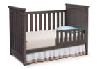 Serta Rustic Grey (084) Northbrook 3-in-1 Crib, Toddler Bed Conversion with Side View a4a 5-Northbrook 3-in-1 Crib
