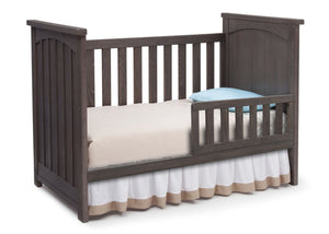 Serta Rustic Grey (084) Northbrook 3-in-1 Crib, Toddler Bed Conversion with Side View a4a 4-Northbrook 3-in-1 Crib