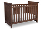 Serta Rustic Oak (229) Northbrook 3-in-1 Crib, Crib Conversion with Side View b3b 3-Northbrook 3-in-1 Crib