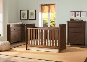 Serta Rustic Oak (229) Northbrook 3-in-1 Crib in Setting b0b 20-Northbrook 3-in-1 Crib