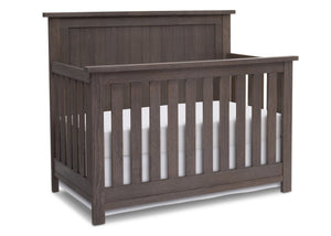 Serta Rustic Grey (084) Northbrook 4-in-1 Crib, Side View with Crib Conversion a2a 0-Northbrook 4-in-1 Crib
