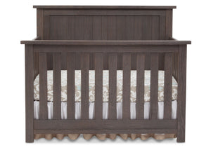 Serta Rustic Grey (084) Northbrook 4-in-1 Crib, Front View with Crib Conversion a1a 3-Northbrook 4-in-1 Crib