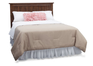 Serta Rustic Oak (229) Northbrook 4-in-1 Crib, Side View with Full Size Platform Bed Kit (for 4-in-1 Cribs) 700850 b7b 13-Northbrook 4-in-1 Crib