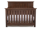 Serta Rustic Oak (229) Northbrook 4-in-1 Crib, Front View with Crib Conversion b3b 9-Northbrook 4-in-1 Crib