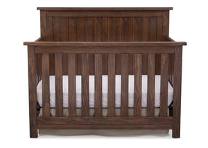 Serta Rustic Oak (229) Northbrook 4-in-1 Crib, Front View with Crib Conversion b3b 10-Northbrook 4-in-1 Crib