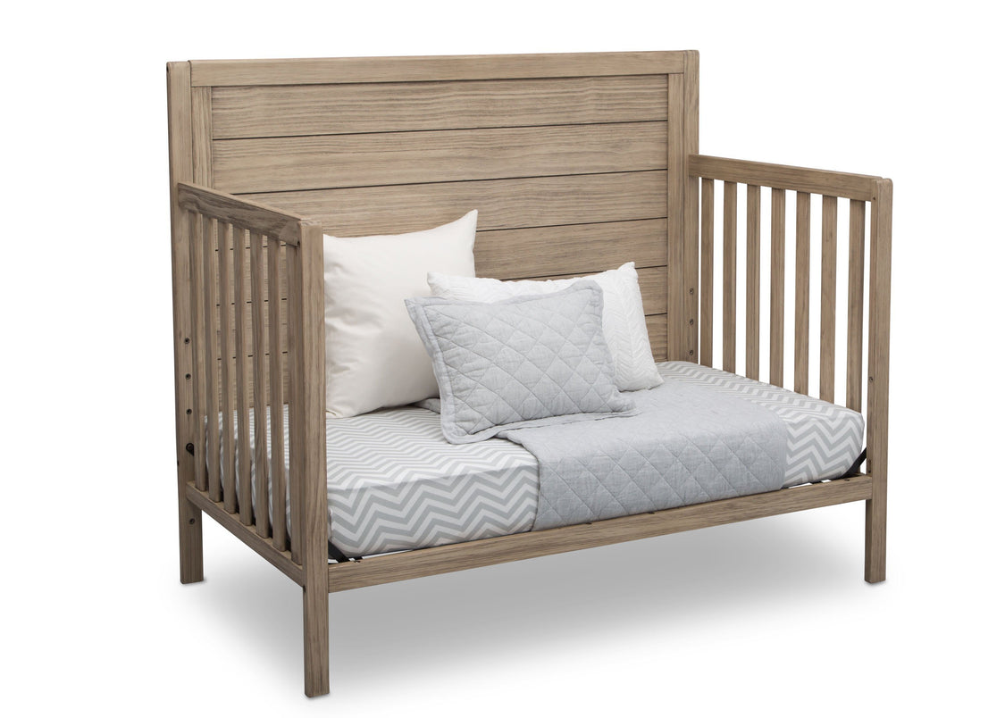 Serta Rustic Driftwood (112) Cambridge 4-in-1 Convertible Crib, Daybed View b5b