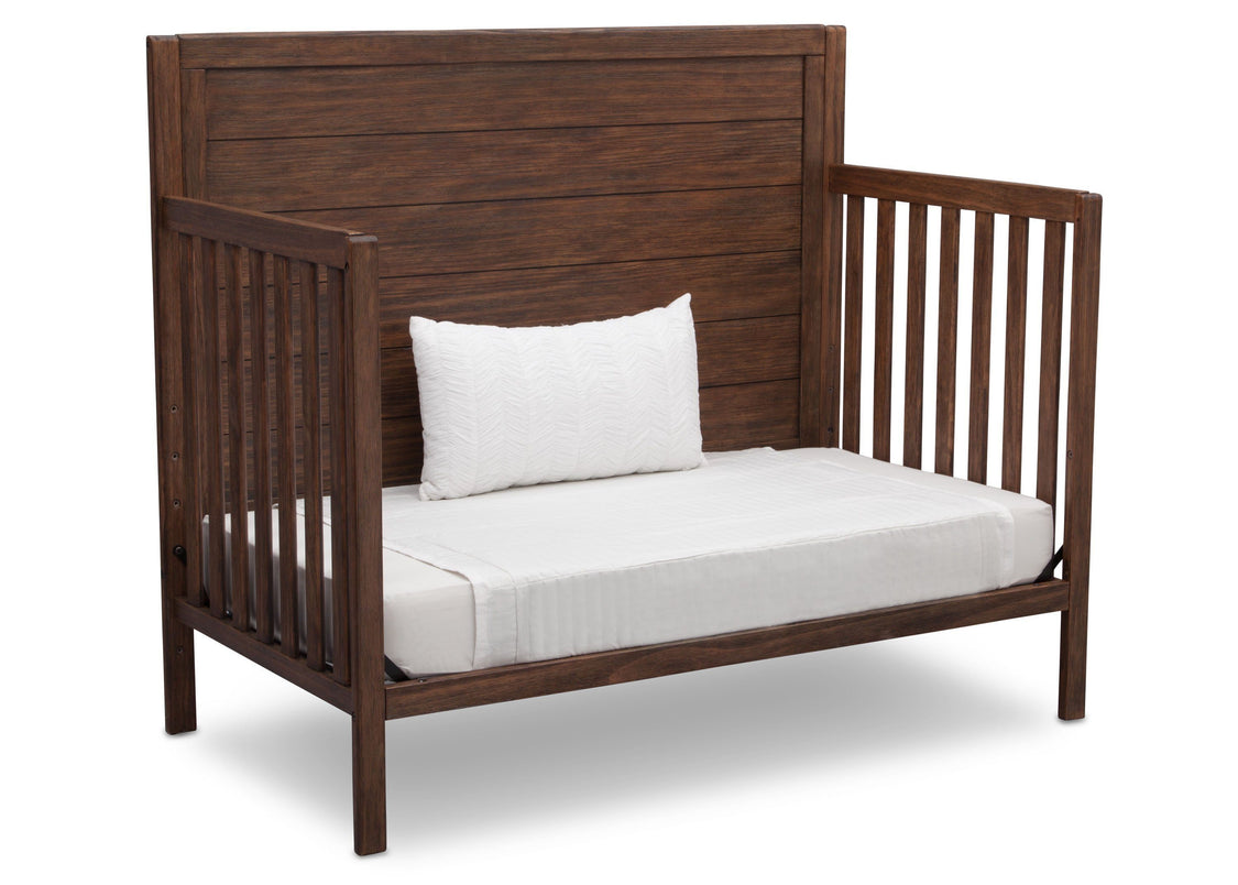 Serta Rustic Oak (229) Cambridge 4-in-1 Convertible Crib, Daybed View c5c
