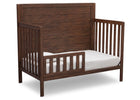 Serta Rustic Oak (229) Cambridge 4-in-1 Convertible Crib, Toddle Bed View c4c 19-Cambridge 4-in-1 Convertible Crib