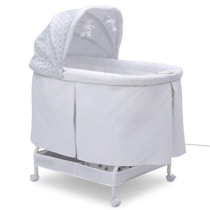 Simmons Kids Arcadia (2293) 7-Beautyrest™ Silent Auto Gliding Lux Bassinet - Arcadia