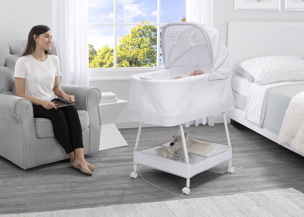 Delta Children Silent Auto Gliding Elite Bassinet - Odyssey (2020) 701405-2020