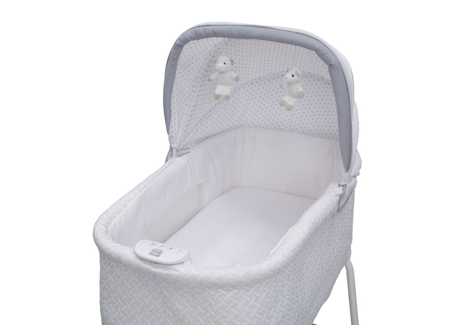 Silent Auto Gliding Elite Bassinet - Basketweave (2113) 701405-2113 6-Silent Auto Gliding Elite Bassinet - Basketweave